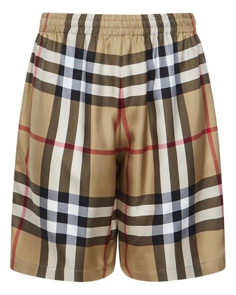 silk burberry shorts|burberry shorts for men.